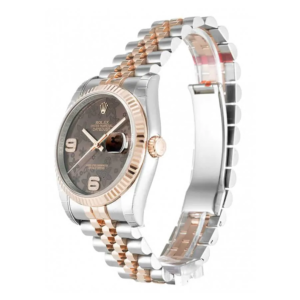 Rolex Datejust Chocolate Floral Dial 116231-0105 Jubilee Replica