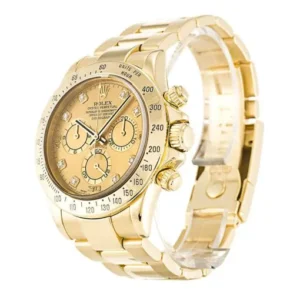 Rolex Daytona Cosmograph Champagne Diamond Dial 116508-0006 Oyster Replica