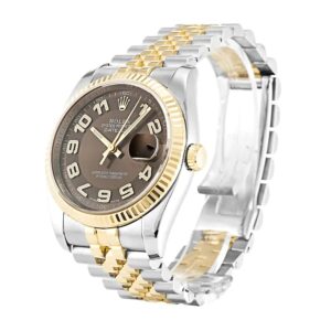 Datejust Steel & Yellow Gold 116233-0209 Bronze Dial Jubilee Replica