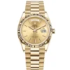 Rolex Day-Date Yellow Gold Champagne Dial 228238 Oyster Replica