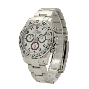 Rolex New Daytona 116509 White Gold Silver Dial Replica