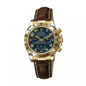 Rolex Daytona Cosmograph 116518 Yellow Gold Blue Dial Replica