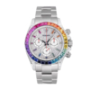 Rolex Daytona White Gold Diamond Set Custom Rainbow 116520-0016 Oyster Replica
