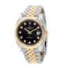 Datejust 12633BKDJ Steel Gold Automatic Black&Diamond Dial Jubilee Replica