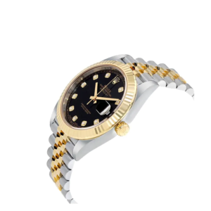 Datejust 12633BKDJ Steel Gold Automatic Black&Diamond Dial Jubilee Replica