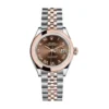 Rolex Datejust 279161 Steel & Everose Gold Automatic Chocolate Dial Jubilee Replica