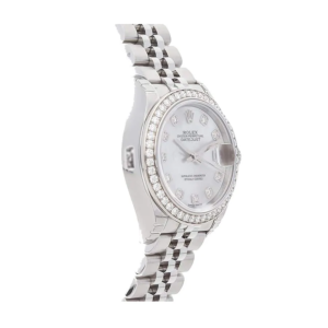 Rolex Datejust 279384RBR White Gold Automatic Silver With Mother Pearl Diamond Dial Jubilee Replica