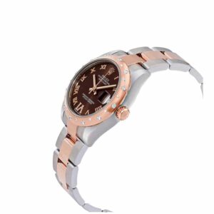 Rolex Datejust Chocolate Roman Numeral Diamond 178341 Oyster Replica