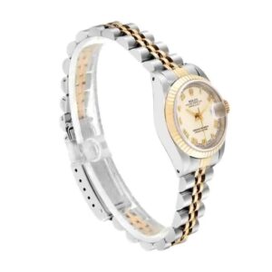 Rolex Datejust Ivory Roman Numeral White Dial 69173 Jubilee Replica