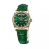Day-Date 118138-0003 V5 Yellow Gold Green Dial Replica