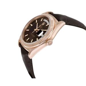 Rolex Day-Date 118139 V5 Stainless Steel Chocolate Dial Replica