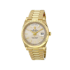 Day-Date 228238 Yellow Gold Silver Diagonal Dial Replica