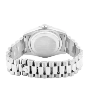 Day-Date 228206 Stainless Steel Blue Diagonal Dial Oyster Replica