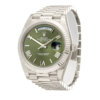 Day-Date 228239 Stainless Steel Green Dial Oyster Replica