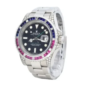 Rolex GMT Master II 116710 Diamond Black Dial Oyster Replica