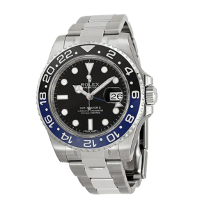 GMT-Master II Black Dial Batman Bezel 116710BLNR Oyster Replica
