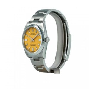 Rolex Oyster Perpetual Yellow Dial 124300 Replica