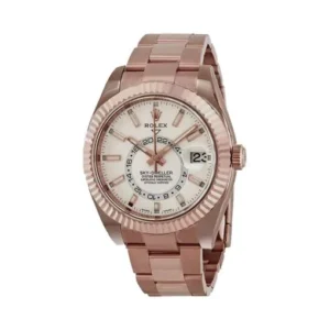 Rolex Sky-Dweller Rose-Gold White Dial 326935 Oyster Replica